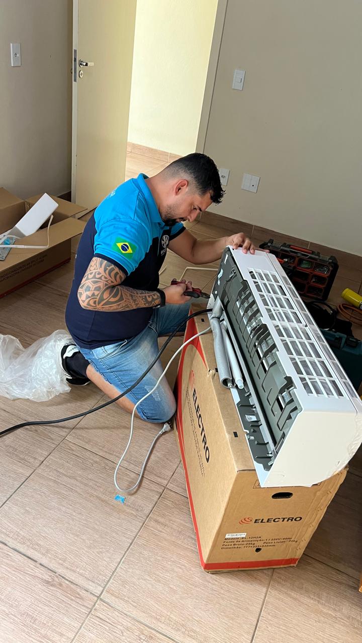 Preparação de equipamento antes da instalação